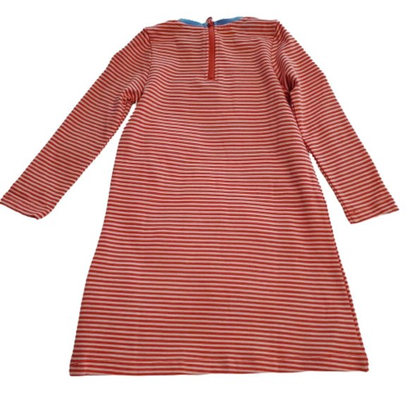 Beautiful Girls Pink Striped Rosalee Horse Dress by Joules NWT - 100% Cotton 🐴 - Picture 5 of 10